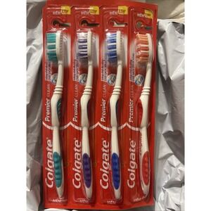Colgate Toothbrushes Premier Extra Clean ( 4 Toothbrushes) Medium Hard